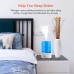 Hassol Portable Ultrasonic Humidifier for Home Use – Efficient, Whisper-Quiet, with Adjustable Mist and Energy-Saving Design